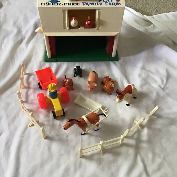 vintage little people farm